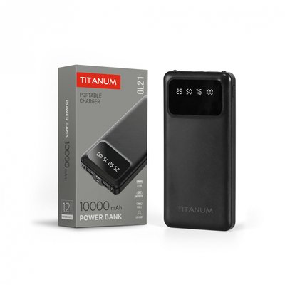 Повербанк 10000mAh TITANUM OL21 Black TPB-OL21-B фото