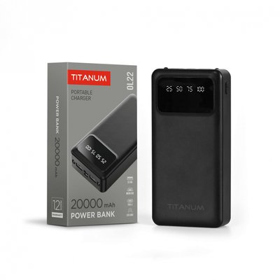 Повербанк 20000mAh TITANUM OL22 Black TPB-OL22-B фото