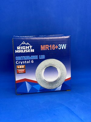 Світильник вбудований LED PANEL CRYSTAL 6 MR16+3W 4000K  HN-275080 фото