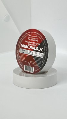 Ізоляційна стрічка Neomax 0.15х19 мм (20м) Біла 9087 фото