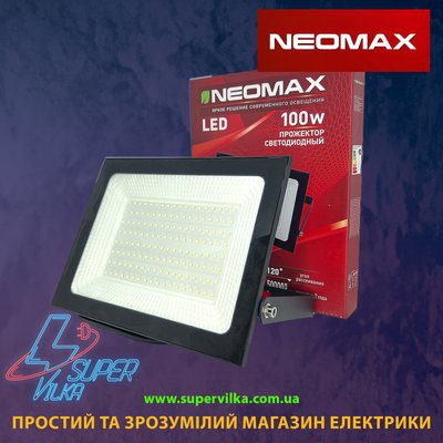 Прожектор LED NEOMAX 100W 220V IP65 6000K SLIM NX100S фото